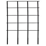 CENTRALE BRICO Treillis à piquer droit fer vieilli - 31x100 cm - Acier époxy