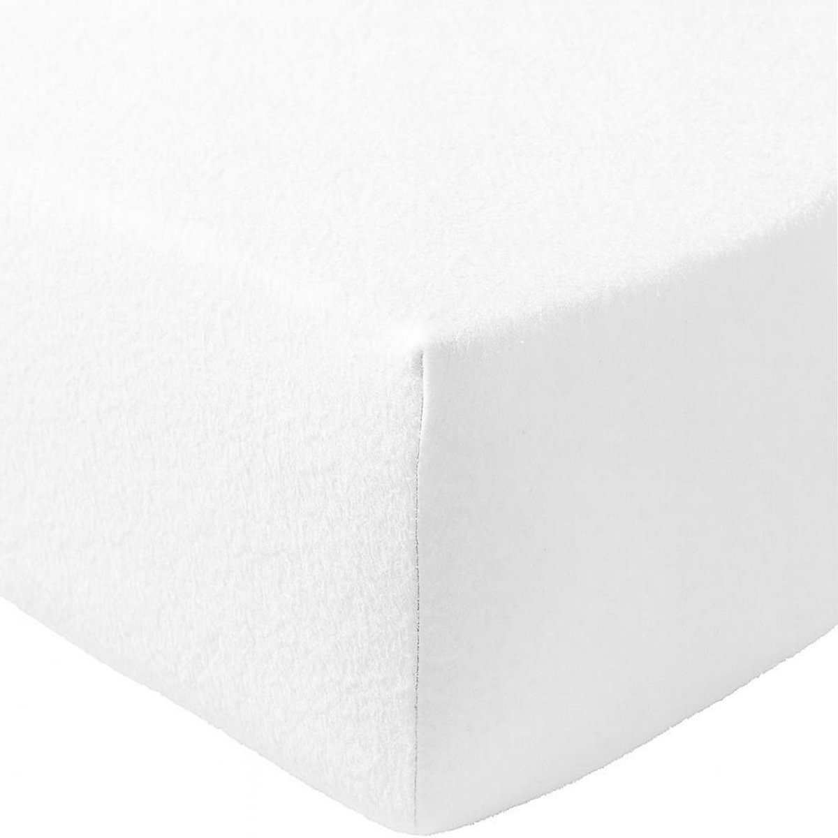 Home collection Drap housse, bonnet 30cm 100% flanelle de coton 160 gr