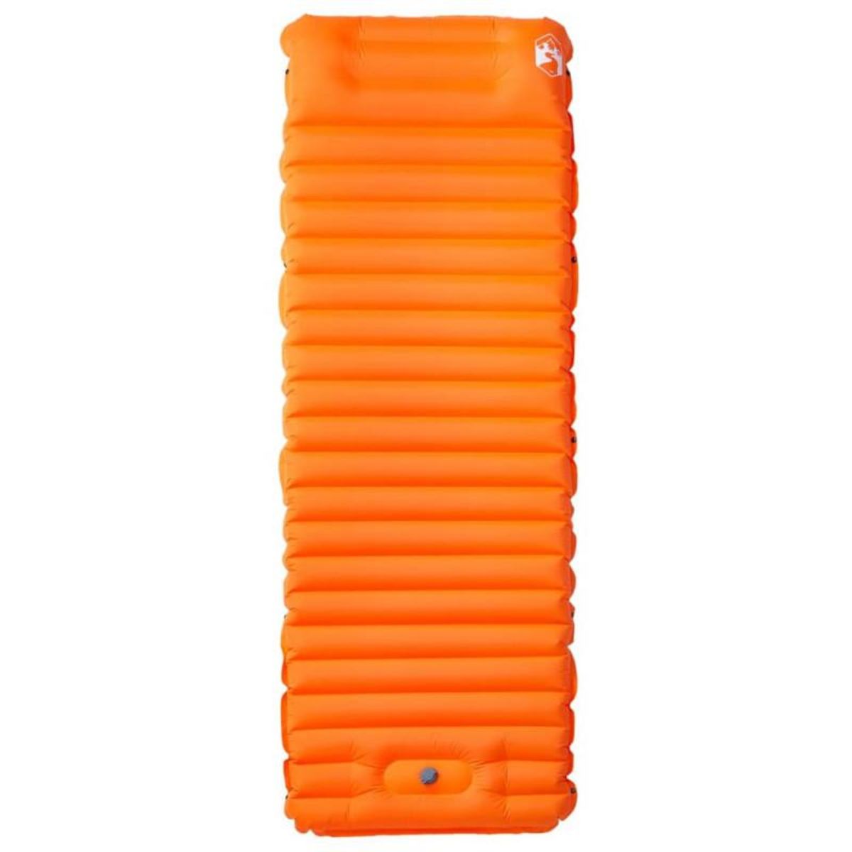 VIDAXL Matelas de camping autogonflant avec oreiller 1 personne orange