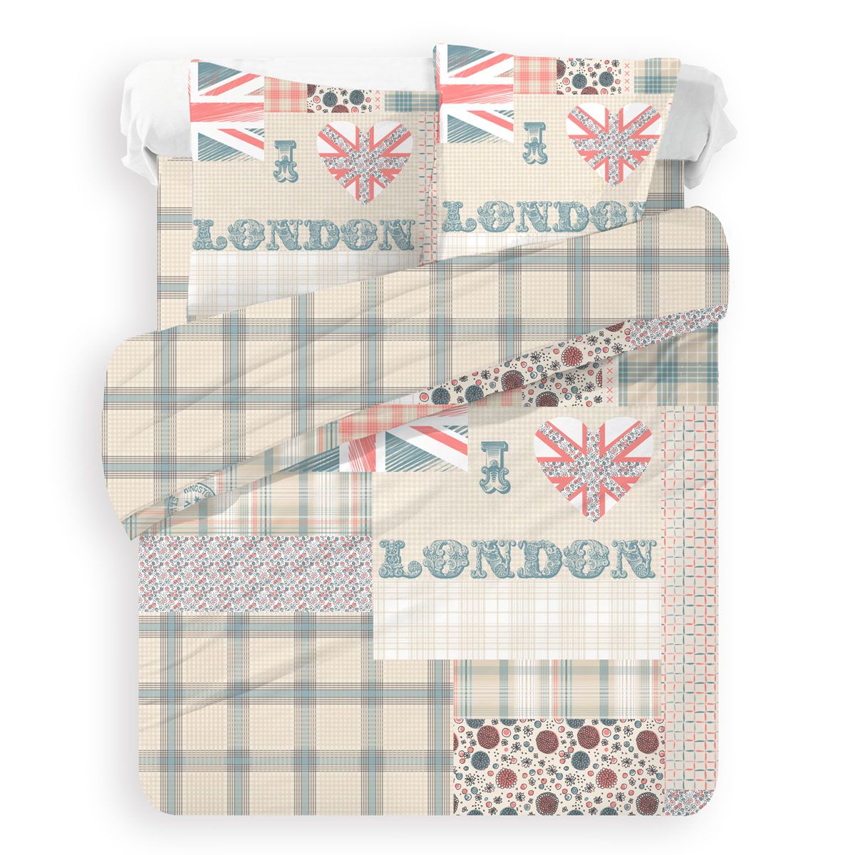 Parure housse de couette PATCHWORK