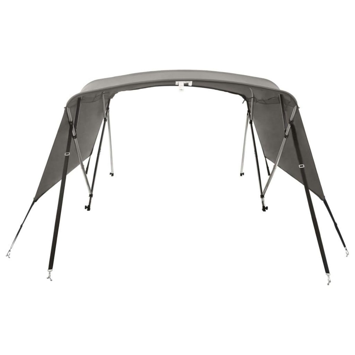 VIDAXL Toit bimini a 4 arceaux parois laterales 243x(200-213)x137 cm