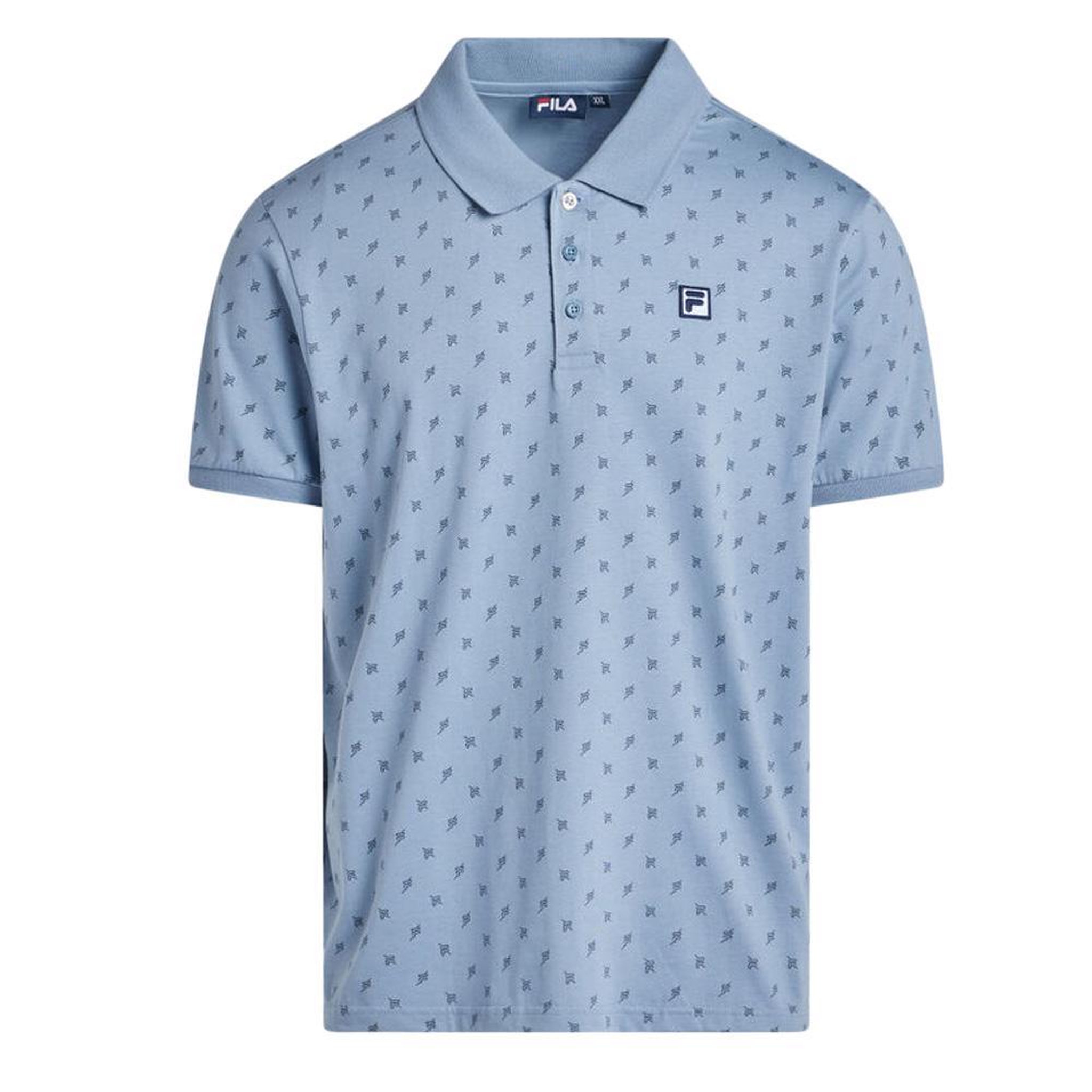 FILA Polo  Homme Fila Hart Faded. Coloris disponibles : Bleu