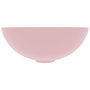 Voir la diapositive 3 : VIDAXL Lavabo de salle de bain Ceramique Rose mat Rond