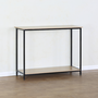 Voir la diapositive 4 : CONCEPT USINE Console rectangle 106x35cm chêne DOORA