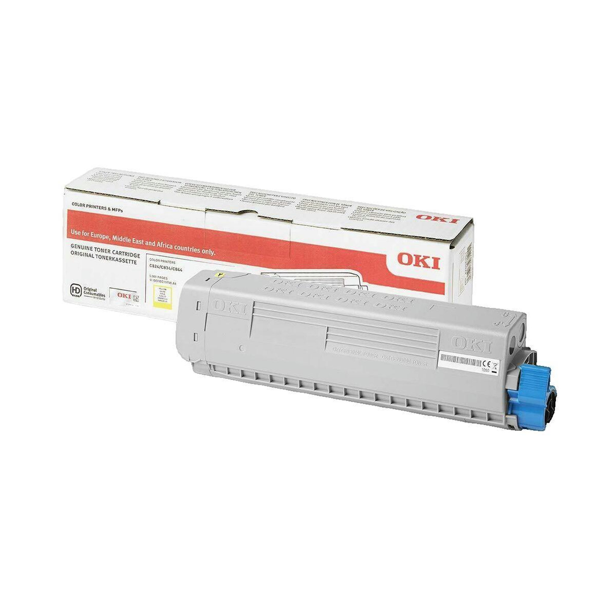 Oki Cartouche de toner original OKI 47095701 jaune
