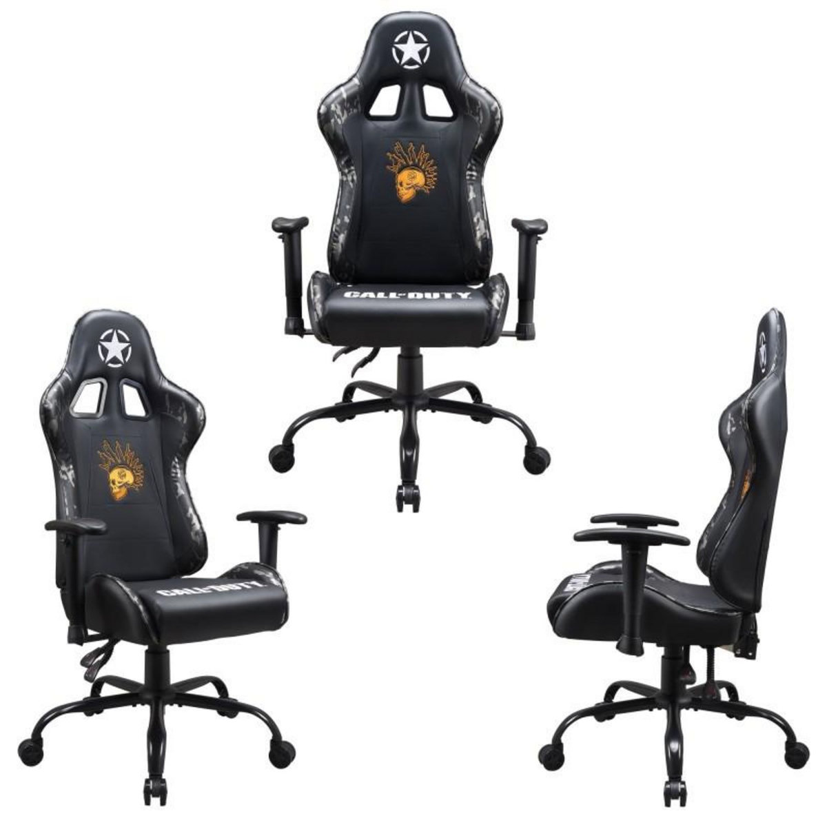 Subsonic Chaise gaming Call of Duty, fauteuil gamer Noir taille L