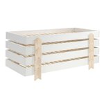 Paris Prix Lit Enfant en Bois  Modulo Arrow IV  90x200cm Blanc