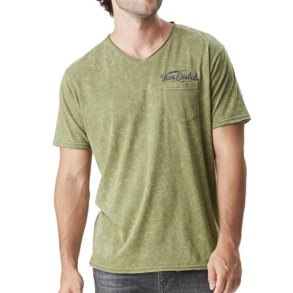 VON DUTCH T-shirt Kaki Homme Von Dutch MOTT