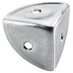 CENTRALE BRICO Coin de valise à visser acier zingué HETTICH, L.28 mm