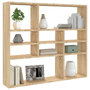 Voir la diapositive 3 : VIDAXL Etagere murale Chene sonoma 90x16x78 cm Bois d'ingenierie
