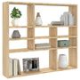 Voir la diapositive 3 : VIDAXL Etagere murale Chene sonoma 90x16x78 cm Bois d'ingenierie
