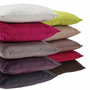 Voir la diapositive 5 : ATMOSPHERA Coussin Déhoussable  Jovi  38x38cm Lin
