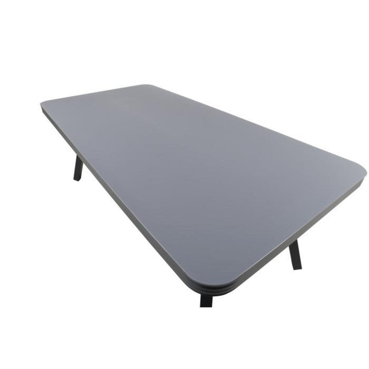 Paris Prix Table de Jardin  Virya  200cm Noir & Gris