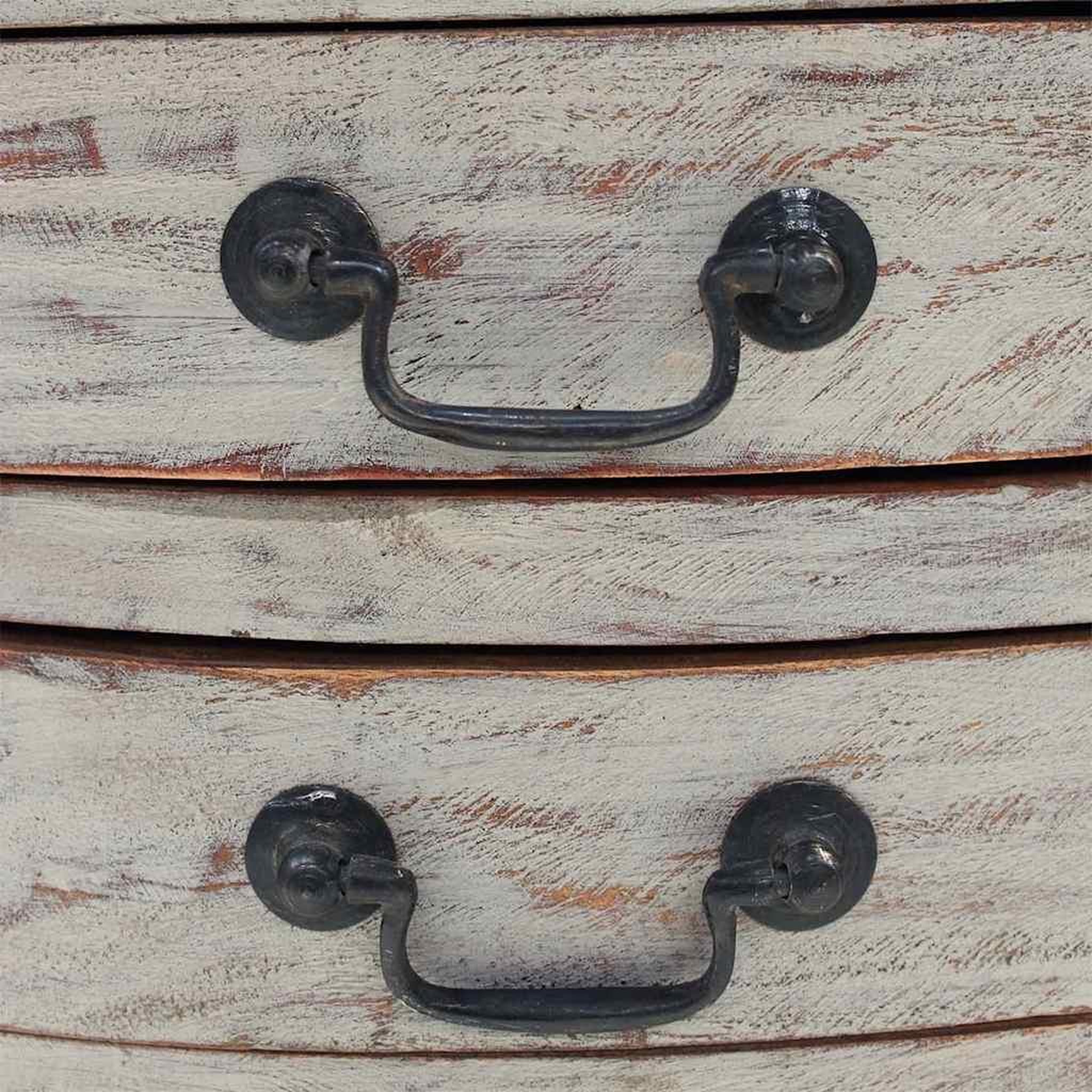 Voir la diapositive 5 : VIDAXL Table de chevet bois d'acajou massif 48x35x64 cm