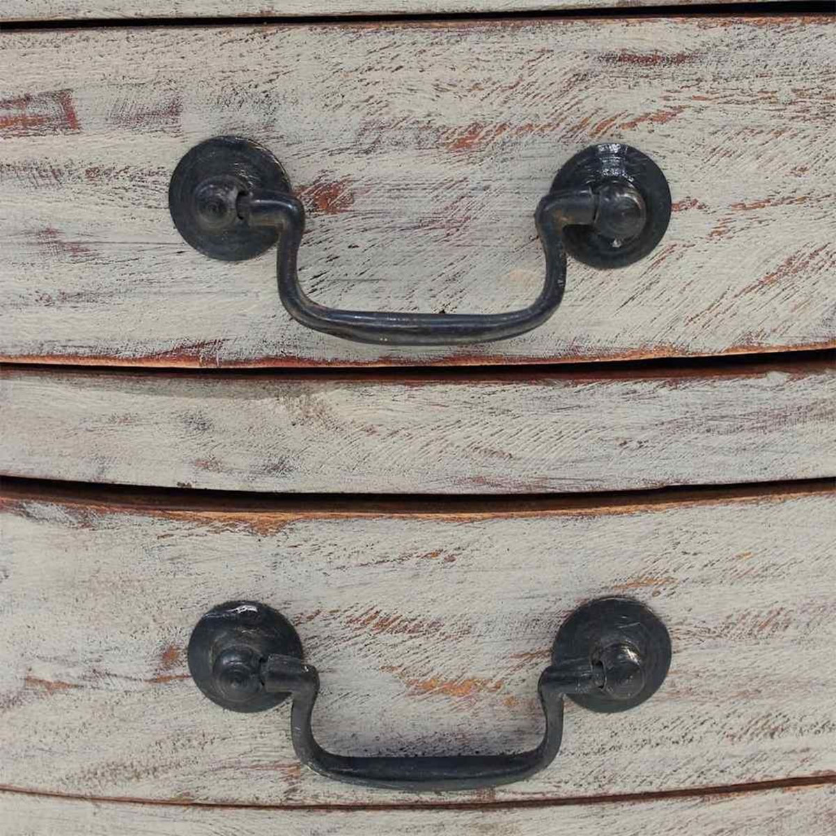 VIDAXL Table de chevet bois d'acajou massif 48x35x64 cm