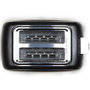 Voir la diapositive 4 : Domo Grille-pains 2 fentes 900w noir - do959t