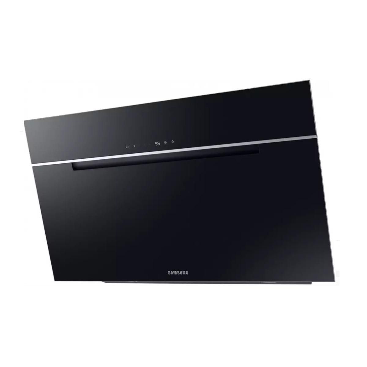 Samsung Hotte décorative inclinée 90cm 558 m3/h noir - NK36C7070WB