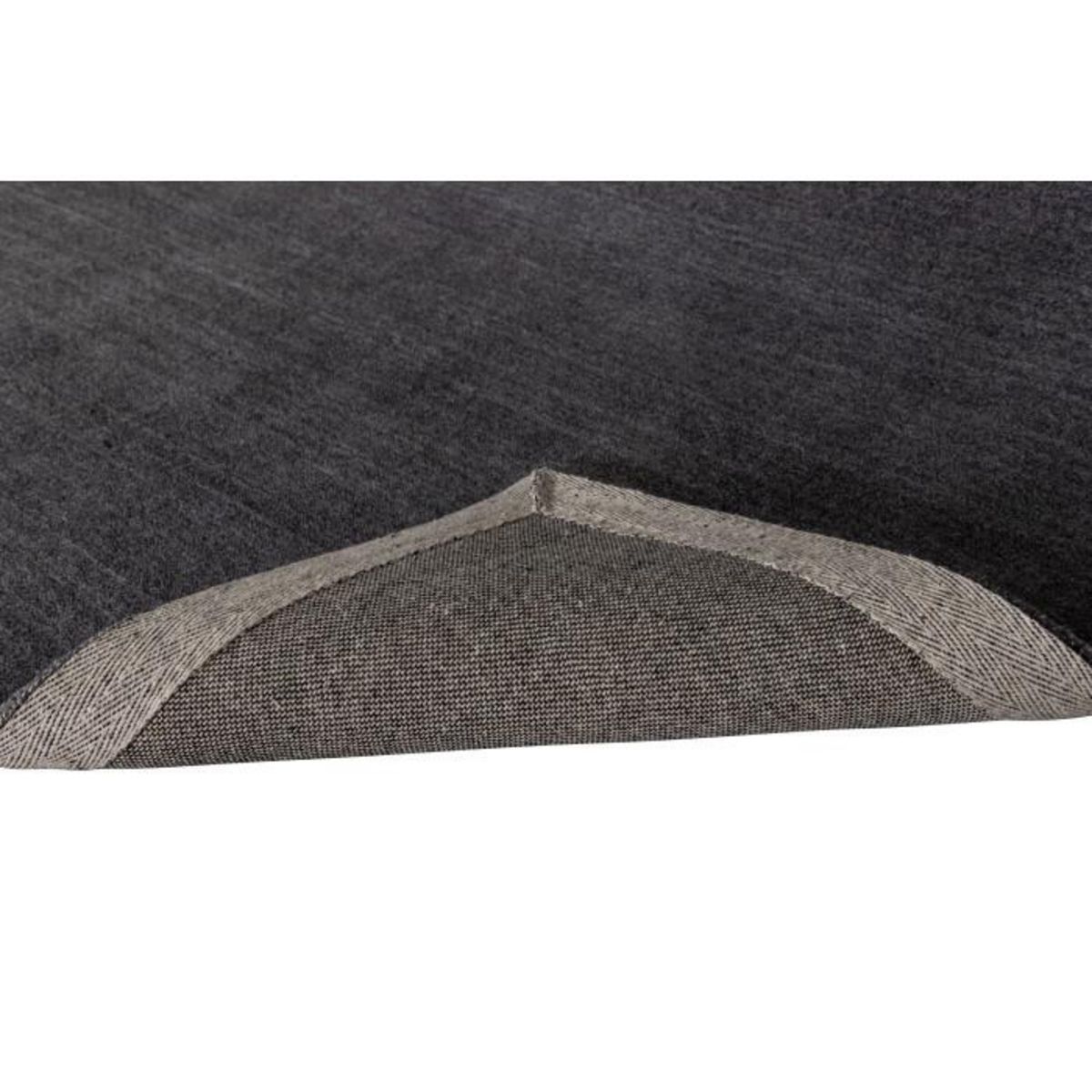 Paris Prix Tapis Déco en Laine  Ulla  252x350cm Gris Foncé