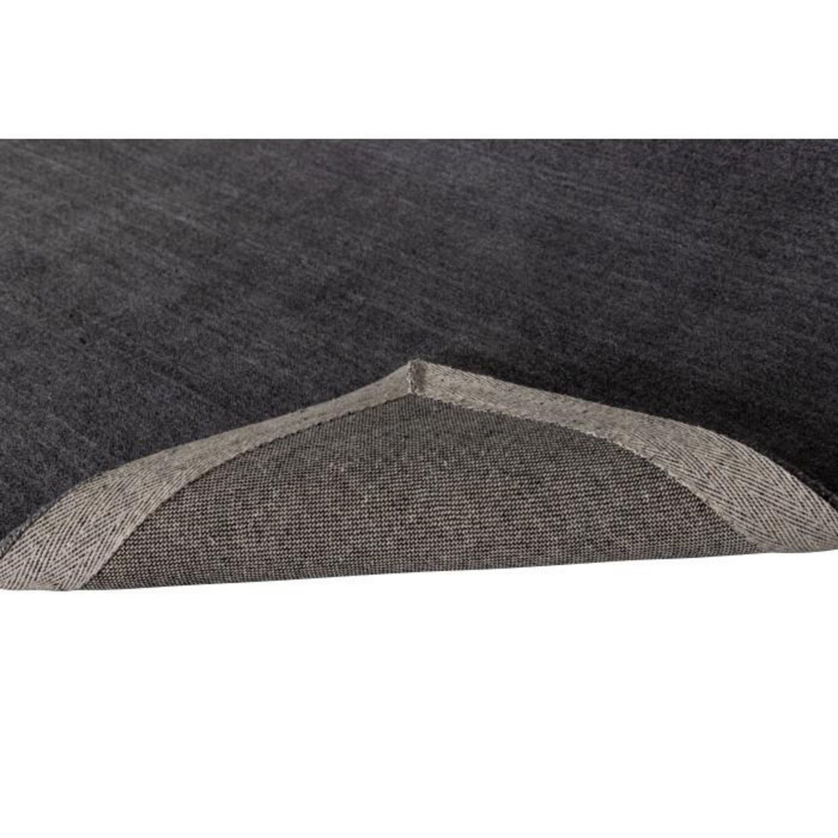 Paris Prix Tapis Déco en Laine  Ulla  252x350cm Gris Foncé