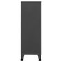 Voir la diapositive 4 : VIDAXL Coffre de rangement industriel Anthracite 75x40x115 cm Metal