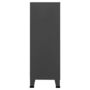 Voir la diapositive 4 : VIDAXL Coffre de rangement industriel Anthracite 75x40x115 cm Metal