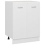 Voir la diapositive 1 : VIDAXL Armoire de plancher Blanc 60x46x81,5 cm Bois d'ingenierie