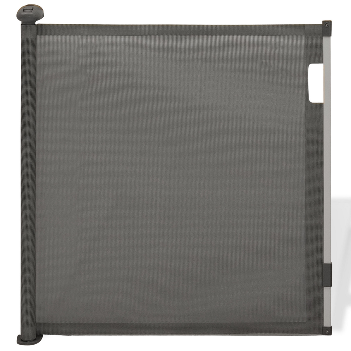 ID MARKET Barrière de sécurité rétractable pour animaux domestiques 130 cm gris
