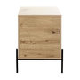 Voir la diapositive 4 : Paris Prix Table de Chevet 1 Tiroir  Ali  60cm Naturel
