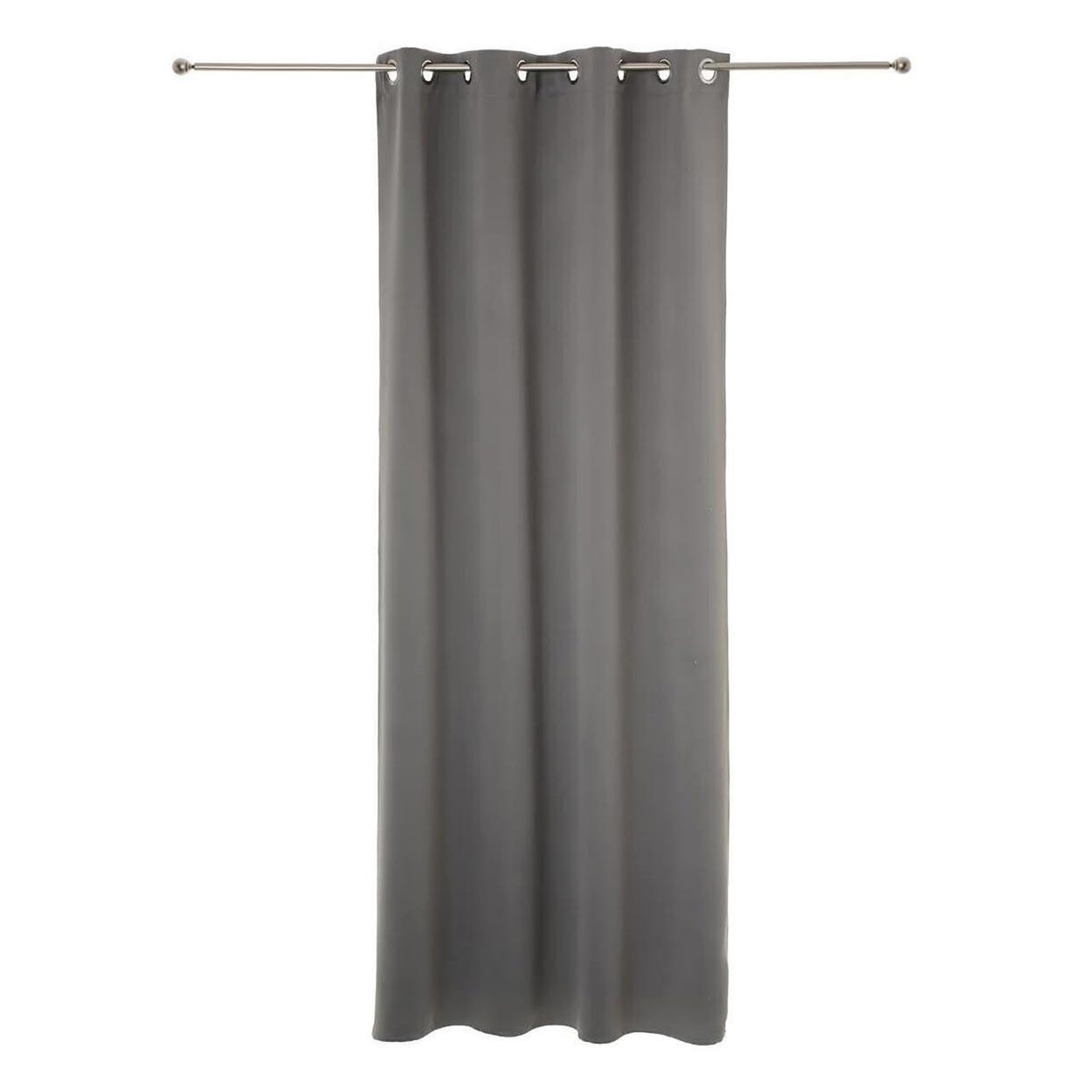 ATMOSPHERA Lot de 2 rideaux occultants  kerry  135x240cm gris