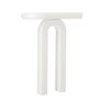 Voir la diapositive 6 : Paris Prix Console Ovale Design  Archie  120cm Blanc