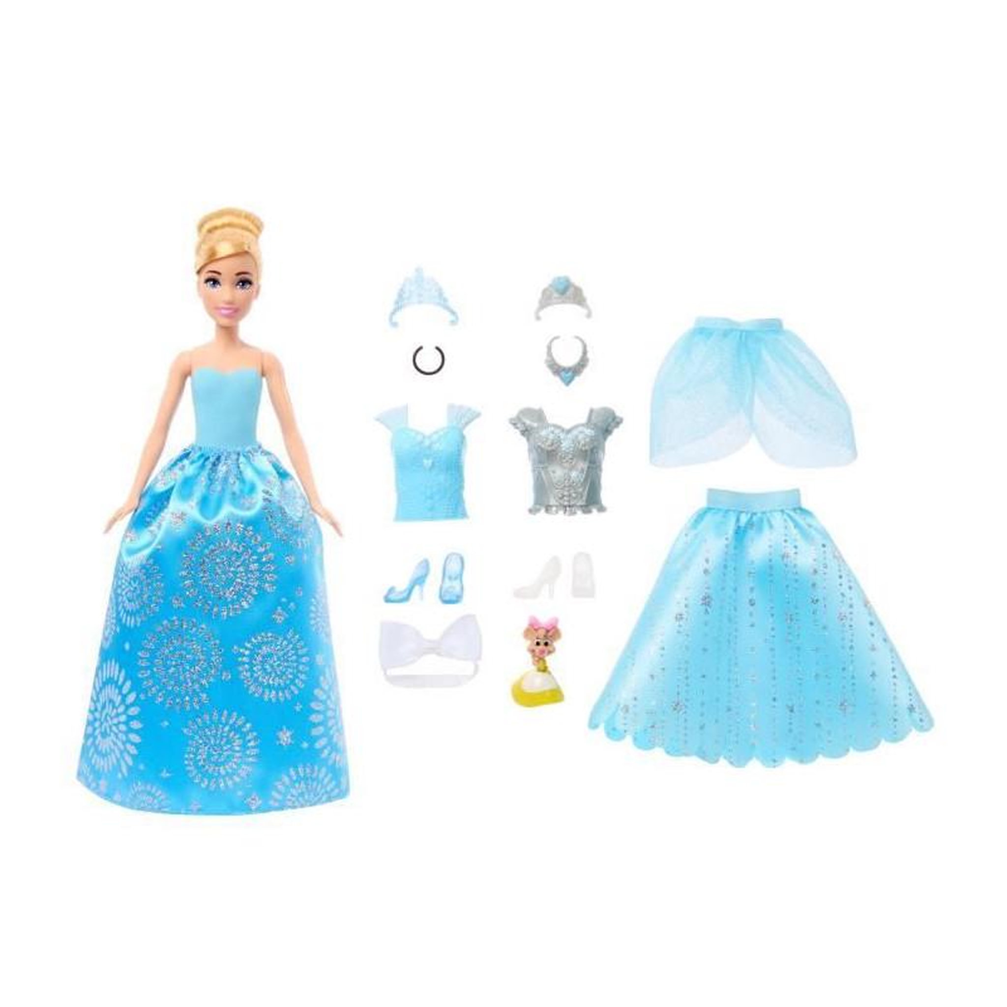 Voir la diapositive 3 : MATTEL CENDRILLON SURPRISES ROYALES - MATTEL - HMK53 - POUPEE MANNEQUIN DISNEY