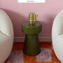 Voir la diapositive 6 : Rendez vous déco Table d'appoint ronde en métal vert kaki D30 cm - Athéna