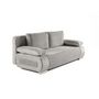 Voir la diapositive 4 : BEST MOBILIER Elio - canapé 3 places convertible - avec coffre - en velours et velours côtelé