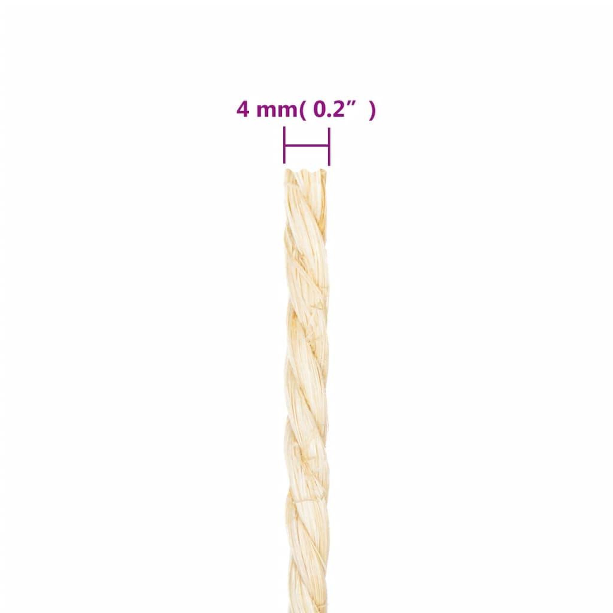 Voir la diapositive 5 : VIDAXL Corde 100 % sisal 4 mm 100 m