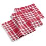 Voir la diapositive 1 : Paris Prix Lot de 3 Serviettes de Table  Traditio  45x45cm Rouge
