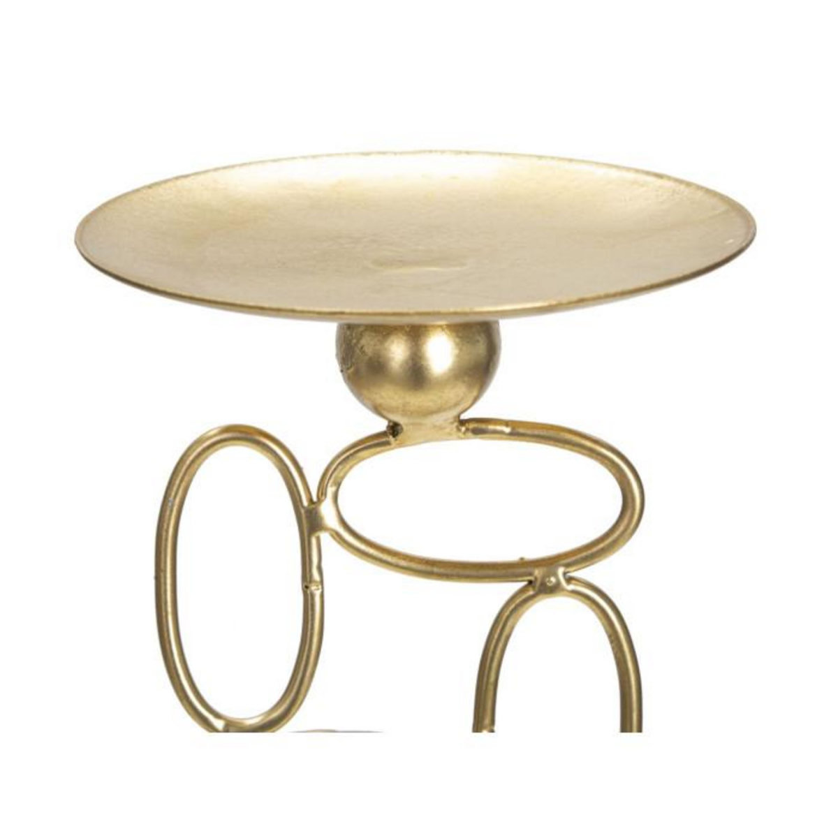 Paris Prix Bougeoir Design en Métal  Bubbles  27cm Or