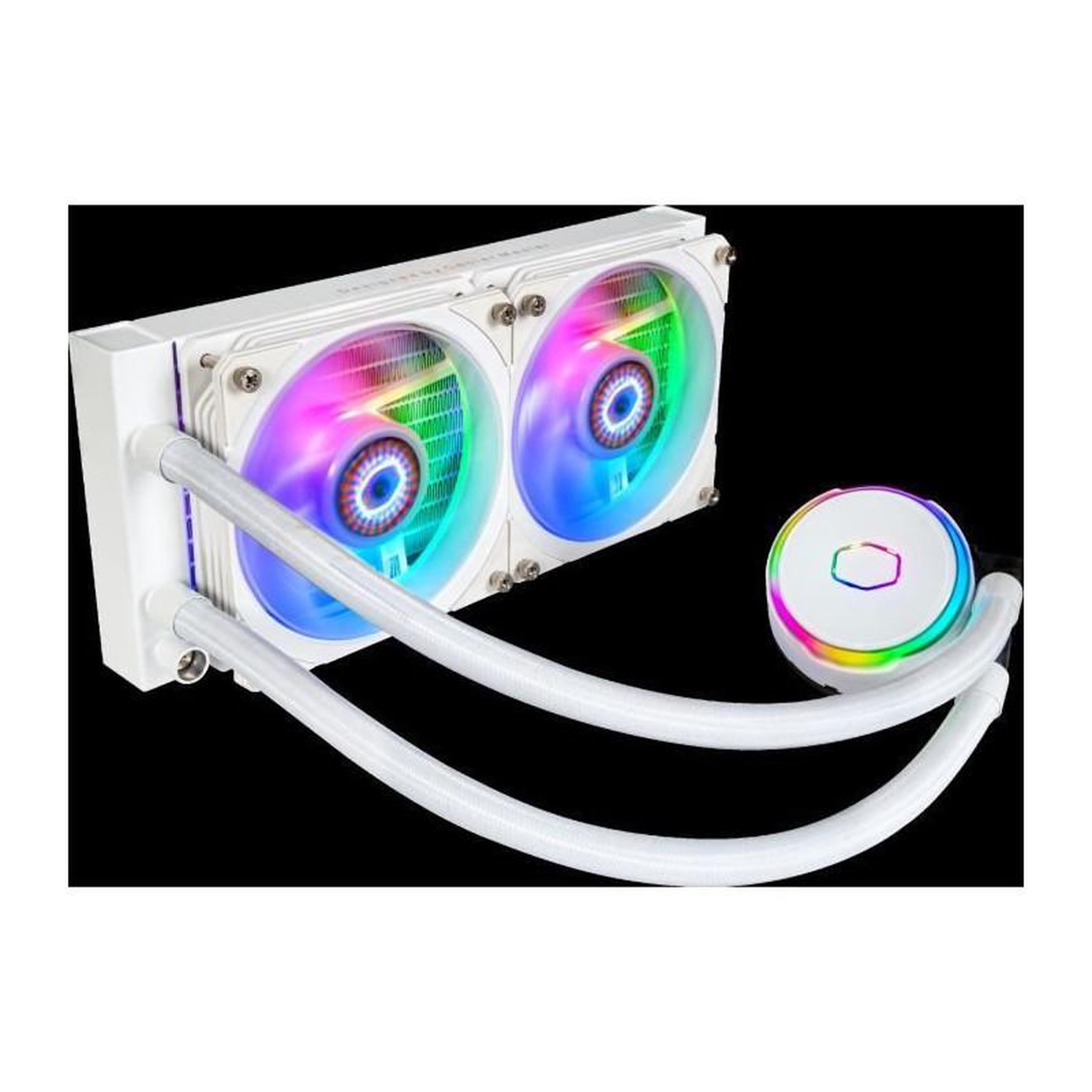 Voir la diapositive 3 : Cooler Master Ventilateur - COOLER MASTER - PL240 Flux White