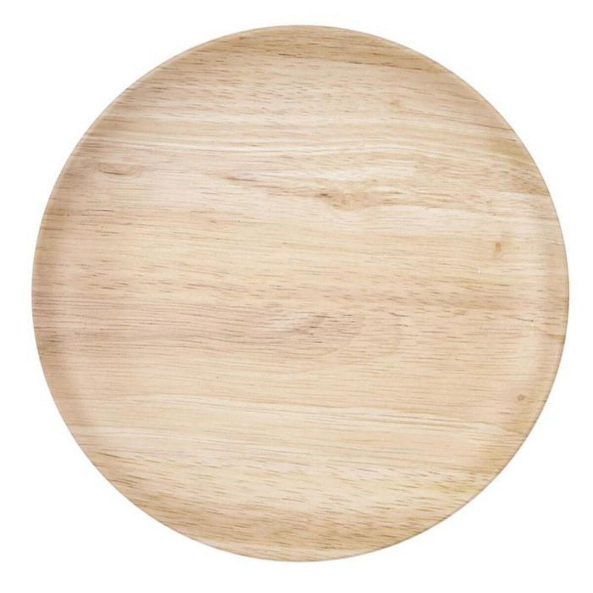 Paris Prix Lot de 6 Assiettes à Dessert  Effet Bambou  20cm Naturel