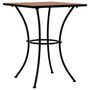 Voir la diapositive 2 : VIDAXL Table de bistro mosaïque Terre cuite 60 cm Céramique