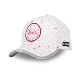 CAPSLAB Casquette femme baseball fermeture strapback Barbie. Coloris disponibles : Blanc