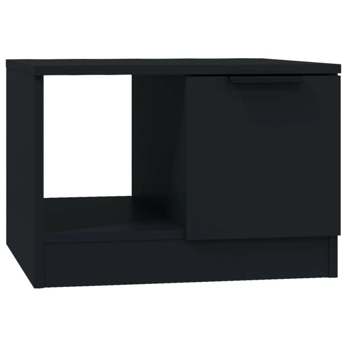 VIDAXL Table basse noir 50x50x36 cm bois d'ingenierie