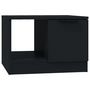 Voir la diapositive 2 : VIDAXL Table basse noir 50x50x36 cm bois d'ingenierie