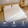 Voir la diapositive 4 : THE WHITE STONE Matelas 80x190 en Mémoire de Forme & Waterfoam | Hauteur 22 cm | Orthopédique, Hypoallergénique & Anti-acariens | Déhoussable & Respirant