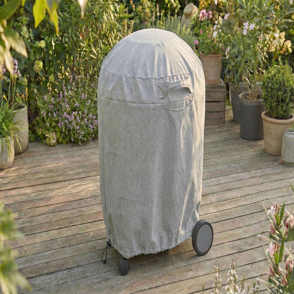 Jardiline Housse de protection Cover Garden pour barbecue rond - Ø70 x 80 cm - Jardiline