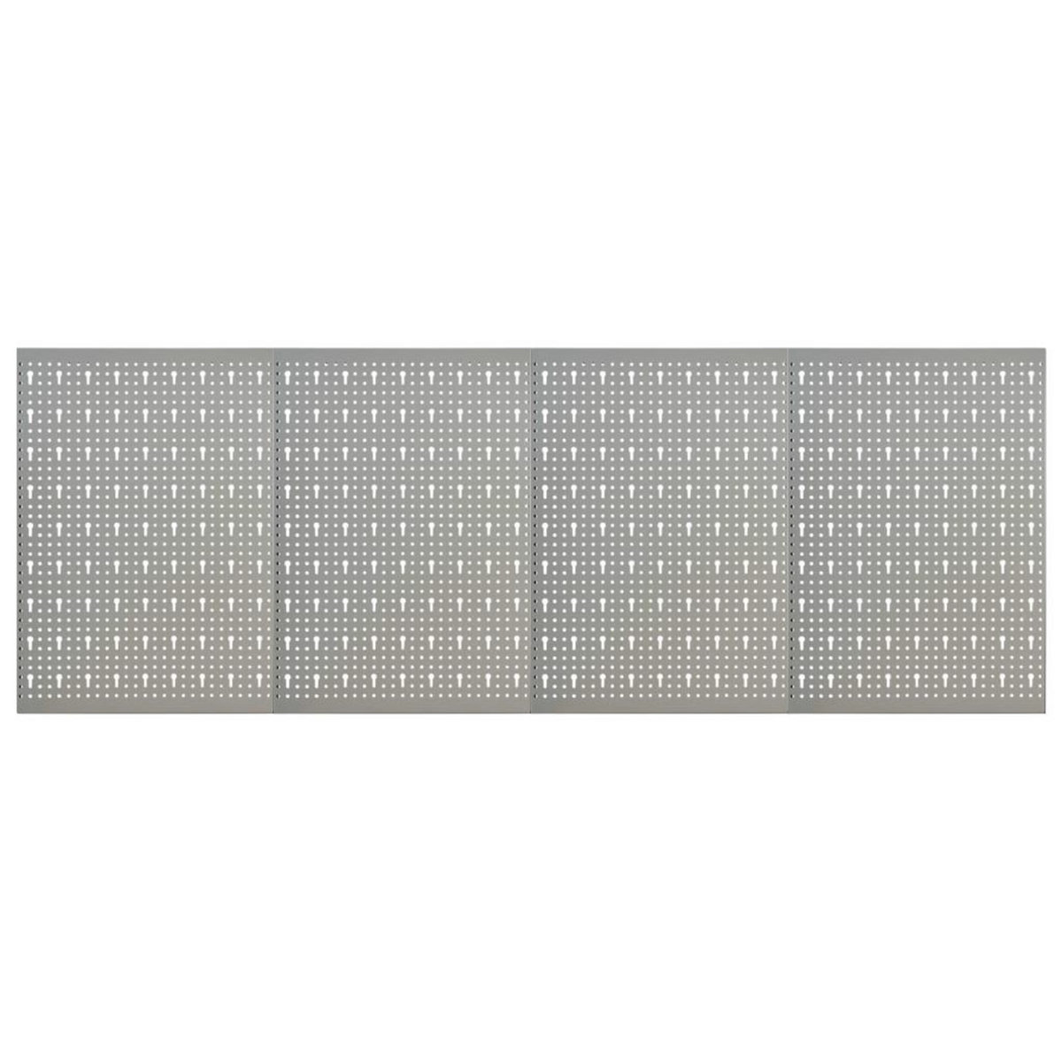 VIDAXL Panneaux a chevilles muraux 4 pcs 40x58 cm Acier