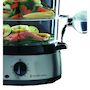 Voir la diapositive 2 : RUSSELL Cuiseur vapeur Russell Hobbs 19270-56 Noir et Argent 9 litres