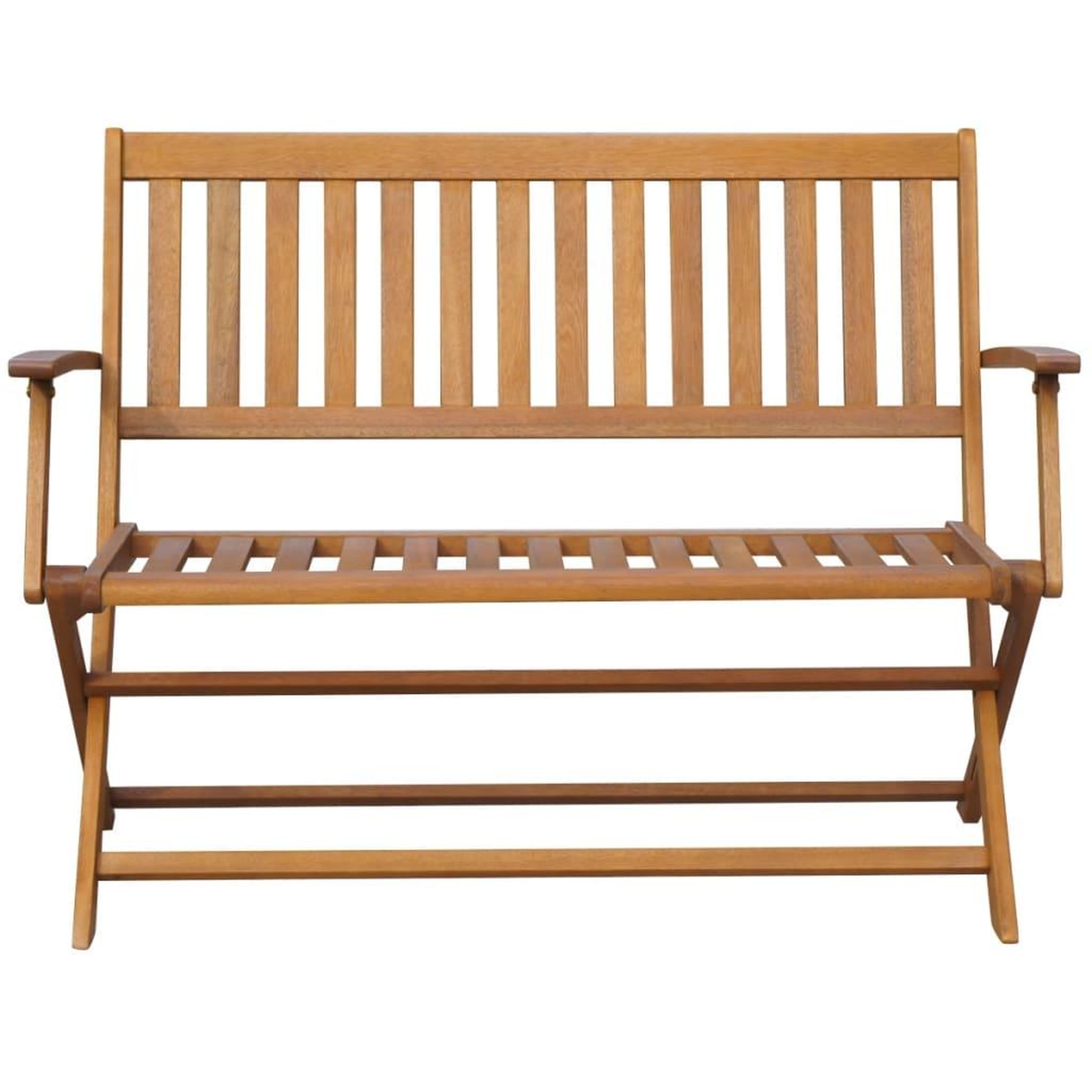 Voir la diapositive 3 : VIDAXL Banc de jardin avec coussin 120 cm Bois d'acacia massif