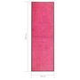 Voir la diapositive 6 : VIDAXL Paillasson lavable Rose 60x180 cm