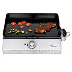 LITTLE BALANCE Plancha électrique 2150w plaque fonte émaillée 50x35cm - 8713