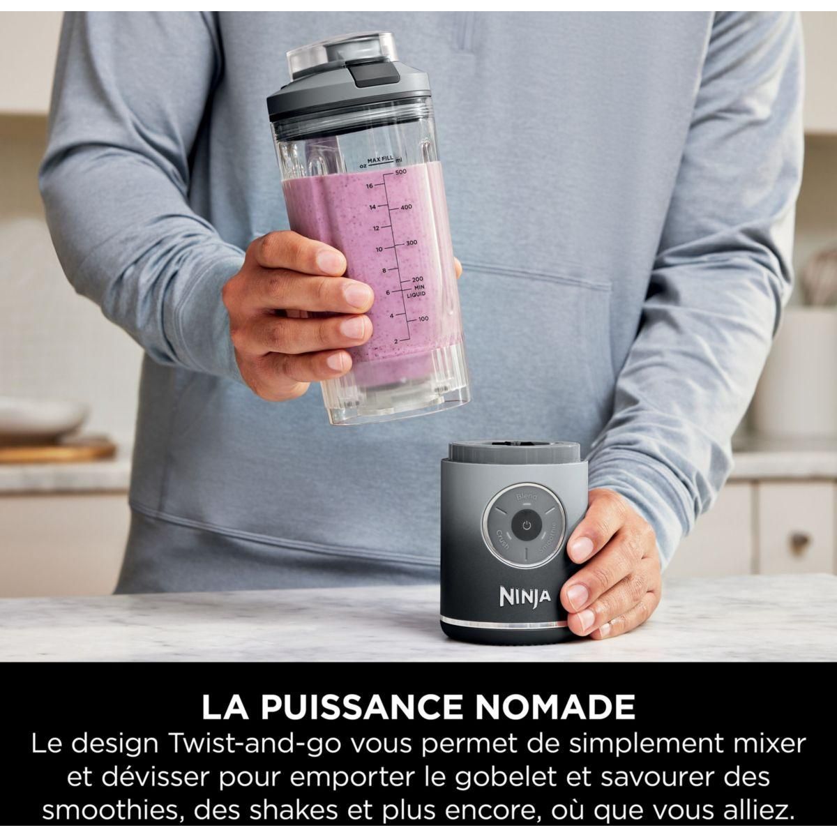 NINJA Blender Blast Max gris BC251EUGY